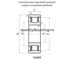 Подшипник 102211M ГОСТ Подшипник 102211M ГОСТ