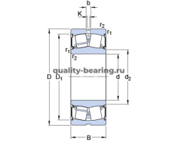 Подшипник BS2-2214-2RS/VT143 ISO купить по выгодной цене с доставкой по России и СНГ