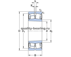 Подшипник BS2-2212-2RSK/VT143 ISO купить по выгодной цене с доставкой по России и СНГ