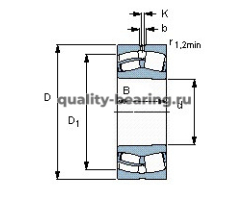 Подшипник BS2-2212-2CSK/VT143 ISO купить по выгодной цене с доставкой по России и СНГ