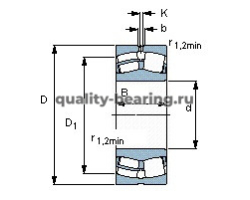 Подшипник BS2-2214-2CS/VT143 ISO купить по выгодной цене с доставкой по России и СНГ