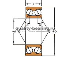 Подшипник 3305 ISO Подшипник 3305 ISO