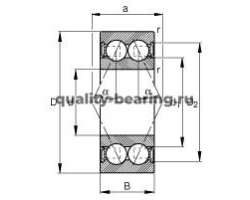 Подшипник 3305-2RS ISO Подшипник 3305-2RS ISO