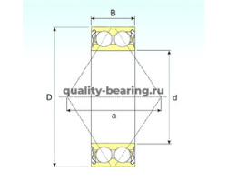 Подшипник 3306 ZZ ISO Подшипник 3306 ZZ ISO