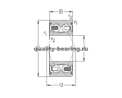 Подшипник 3201-B-2Z-TV ISO Подшипник 3201-B-2Z-TV ISO
