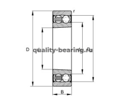 Подшипник 2212-K-2RS-TVH-C3 ISO