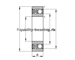 Подшипник 2214-2RS-TVH ISO Подшипник 2214-2RS-TVH ISO
