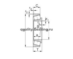 Подшипник 30307DJ ISO Подшипник 30307DJ ISO купить по выгодной цене с доставкой по России и СНГ