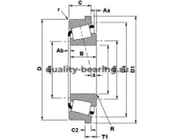 Подшипник 93825/93125-B ISO Подшипник 93825/93125-B ISO купить по выгодной цене с доставкой по России и СНГ