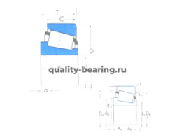 Подшипник X32214/Y32214 ISO Подшипник X32214/Y32214 ISO купить по выгодной цене с доставкой по России и СНГ
